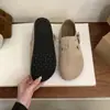 Aumento de Altura Interior de 3 cmPiel Genuina Suela Ultrarresistente Birkenstock 2025 Versátil Casual Birkenstock Zapatos para Mujer Transpirables Tacón Plano