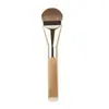 Brocha de base en forma de lengua transfronteriza, brocha para mascarilla facial, suave y sin rayas, no absorbe producto, brocha para corrector, no suelta pelo, herramienta de brocha de maquillaje portátil