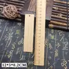 Marcadores de Libros en Blanco de Bambú con Flores Secas en Relieve Base de Filigrana Hecha a Mano Tiras de Bambú Texto Grabado con Láser