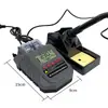 Estación de Soldadura Pequeña 200-480 C Temperatura Ajustable Pantalla Digital 65W Estación de Soldadura Herramienta de Soldadura DIY para Reparación de Teléfonos Móviles y Computadoras
