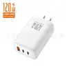 Nuevo Cargador de Pared Multipuerto Pintado en Spray 12W Adecuado para Cargador de Teléfono Móvil Apple Android Adaptador de Corriente