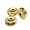 Anillo Metal Hebilla Fija para Cuerda Campana Colgante Aleación Accesorios para Ropa Hebilla Decorativa para Cable Doble Agujero Joyería para Ropa Colgante Hebilla para Cuerda de Gorra