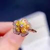 Anillo de Zafiro Amarillo Natural, Venta Directa del Fabricante, Más Vendido a Través de Fronteras, Totalmente Pulido, Finamente Elaborado con Plata 925. Piedra Principal