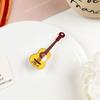 Pinza de pato de simulación creativa personalizada mini guitarra Corea del Sur ins linda chica y2k instrumento musical pasador de pelo pasador para flequillo