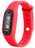 Podómetro inteligente deportivo fitness temporizador podómetro calorías km pulsera deportiva electrónica de silicona reloj núcleo