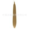 Cabelo Liso Africano Cabelo Liso a Granel Alta Temperatura Seda Fibra Química Peruca Cabelo para Crochê Cabelo Liso