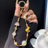 ¡Princesa, que prospere! Cadena para Teléfono del Año del Caballo, Colgante de Caballo Pequeño de Aleación de Cristal, Cadena de Cordón, Adorno de Lámina de Oro