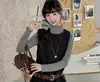Conjunto de tres piezas para niña estilo coreano de otoño: chaleco de lunares, camiseta base y pantalones de pierna ancha, moderno para salir, adecuado para niños mayores en primavera y otoño
