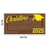 Transfronterizo Nuevo 2025 Nueva Temporada de Graduación de Madera Cartera Sobre Bolsita de Dinero Creativa Adornos de Regalo Portafolio de Efectivo para Graduación