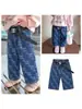 Pantalones Infantiles Rantuo 2026 Nuevo Otoño Niños Medianos y Grandes Jeans Multicolores Niños y Niñas Moda Casual Pantalones Largos Transfronterizo