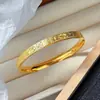 Pulsera Dorada Hielo Triturado Brillante para Mujer con Bendiciones, Pulsera Sólida, Pulsera de Moda, Regalo para Novia