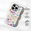 Nova Capa de Celular da Amazon Dopamina Aquarela Laço com Película Magnética Adequada para Iphone17/18Pro