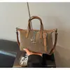 Bolsa Transversal de Palha Trançada 2026 Nova Moda Tendência Versátil Grande Capacidade Bolsa de Praia para Férias Bolsa Tote de Ombro Único