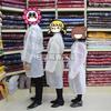 Roupas de Luto Espessadas 40g, Tecido Não Tecido, Roupas de Funeral Descartáveis, Camisa de Luto, Xale de Luto, Suprimentos para Funeral