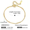Jieding Pulsera de Lujo de Nicho Cadena de Oro de Acero Inoxidable Joyería Estilo Apilable Accesorios de Acero de Titanio de Gama Alta Venta al por Mayor para Mujeres