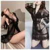Sexy Cama Medias Negras de Seda Desechables Guerra Diversión Emocional Top Traje Bata Ropa Interior Gran Escala Abstinencia Emocional