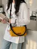 Bolso Cruzado de Cuerda Tejida 2026 Transfronterizo para Mujer, Bolso de Hombro Versátil de Moda con Diseño de Nicho y Aspecto de Alta Gama, Bolso de Axila