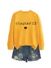 Capítulo 21 Amazon Ebay Sitio Independiente Sudadera Elegante de Moda para Mujer Cuello Redondo Manga Larga Camiseta Interior Exportación