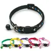 Colar de Sino para Gato Coleira de Cachorro Coleira para Animal de Estimação Colar Decorativo Fivela Oval Colar de Gato Acessórios de Tração