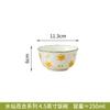 Shang En Louças de Mesa de Estilo Japonês Tigelas e Pratos Cor Sob Esmalte Cerâmica Doméstica Utensílios de Cozinha Pratos Pratos Fundos Louça Criativa Pequena e Fresca
