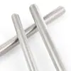 Tornillo de Acero Inoxidable 304 Tornillo Rosca Completa Varilla Roscada M3M5M6M8M10M12M16M20