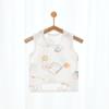 Regata para Bebê Recém-Nascido Classe A Algodão Sem Costura Roupa de Bebê Desenho Animado Top Sem Mangas para Bebê Roupa Infantil Anyang