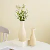 Vaso Cerâmico Simples Shumen, Novo Estilo Chinês Luxo Leve Decoração para Casa para Sala de Estar e Sala de Jantar, Ornamento de Mesa, Arranjo de Flores, Recipiente para Flores Hidropônicas