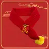 Bufanda linda de Año Nuevo para Gatos y Perros, Accesorio Navideño de Reno para Mascotas, Calentador de Cuello Festivo Rojo para Perros Pequeños