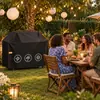 Funda para parrilla de barbacoa exterior, funda para lluvia para estante de barbacoa exterior, funda impermeable, funda parasol, funda protectora