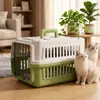 Transportadora para gatos, caja de viaje portátil para mascotas, transportadora para gatos para viajes aéreos, jaula para perros, transportadora para perros para coche, caja para mascotas tipo cápsula espacial, mochila para gatos