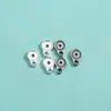 Cuentas Espaciadoras Doble Anillo de Plata de Ley 925 Estilo Xizang Pulsera Collar Clip Contador Conector Accesorios para Pulsera de Cuerda Hecha a Mano DIY