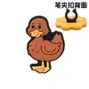 Nuevo Lápiz de Animales de Dibujos Animados Bolígrafo de Bola Hebilla Decorativa DIY Papelería para Estudiantes Accesorios para Bolígrafos Lindo Clip de Bolígrafo de PVC Hebilla