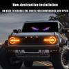 Nueva Luz Decorativa Dinámica Ojo de Diablo 11 Modos USB para Coche Luz LED Modificada Decoración Ojo Grande Kazilan
