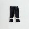 Leggings para Niñas Otoño/Invierno 2026 Atuendo de Otoño Pantalones de Bebé Estilo Coreano Ribete de Encaje para Bebés Pantalones Exteriores Pantalones Casuales Engrosados