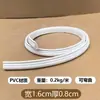 Tira de Borde Suave de PVC Autoadhesivo Pu Estilo Francés para Decoración de Puertas con Arco Curvo Borde de Pared de Fondo Estilo Europeo Línea de Yeso