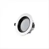 Lámpara de Techo Empotrada LED Antideslumbrante de Borde Ancho con Tamaño de Apertura 80 90 para Sala de Estar, Pasillo, Hotel, Carcasa de Downlight Ultradelgada