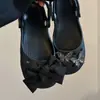 Novos acessórios para tamancos: Pingentes de sapato de laço azul, peças de decoração para chinelos DIY, fivelas de sapato fofas e de alta qualidade