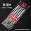 Palillos cuadrados de acero inoxidable 304 para uso doméstico, antideslizantes, antiquemaduras, huecos, juego de palillos de alta calidad, vajilla, desinfección a alta temperatura
