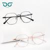 Armazones de Metal Modernos para Lentes con Protección contra la Luz Azul, Armazones Ligeros para Mujer para Miopía, Sensación de Alta Gama, en Stock