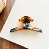 Pinza de Tiburón de Acrílico de Alta Gama y Elegante, Pasador Retro de Moda para Recoger el Cabello en la Parte Trasera de la Cabeza, Accesorio para el Cabello para Mujeres