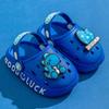 Zuecos de Dibujos Animados de Dinosaurios para Niños, Sandalias Cerradas de PVC para Niños y Niñas, Zapatos de Verano para Playa Antideslizantes, Ligeros y de Suela Suave