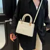 Bolso de Hombro Nuevo Estilo Coreano para Mujer, Bolso de Axila con Diseño Personalizado, Bolso Cuadrado Pequeño de Mano de Jacquard de Moda de Alta Gama para Mujer