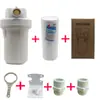 Botella de filtro grande de 10 pulgadas para prefiltrado de toda la casa, barril de filtro para purificador de agua central, botella blanca grande de 1 pulgada con rosca de cobre