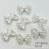 Accesorios de Perla Imitación Rosa Barroca de ABS con Lazo para Niña Materiales Hechos a Mano DIY Pegamento de Crema para Funda de Teléfono