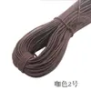 Cuerda elástica de látex multifilamento personalizada, de 0,8 a 2,5 mm, en blanco y negro, colorida y de alta elasticidad, accesorios de ropa.
