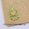 Animales Lindos de Navidad Dibujos Animados Hecho a Mano DIY Accesorios para Joyería Pegamento de Crema Resina Accesorios Pequeños Paquete de Materiales para Pasadores