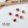 Joyería para Uñas Montón de Diamantes Mini Estéreo Caramelo Refresco Montón de Diamantes Colorido Rectangular Corazón Pedrería Metal Accesorios para Uñas
