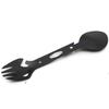 Cuchillo y cuchara multifunción para exteriores, herramienta para acampar, cuchillo y tenedor para carne, cuchillo de picnic, cuchillo occidental, vajilla combinada, tenedor y cuchara de liberación rápida
