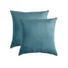 Almohada de Terciopelo Amazon Color Sólido Sala de Estar Lujo Ligero Cuadrada Funda de Almohada Cubierta de Cojín Mesita de Noche Bolsa Suave Almohada