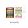 Serie Sol de Primavera Caja Floral Colorida Cinta Washi Material para Diario DIY Pegatinas de Borde para Collage
